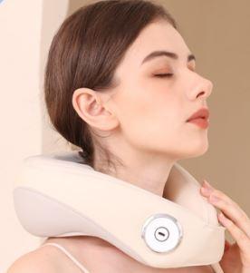 Smart neck massager, Three modes, Small details are visible.